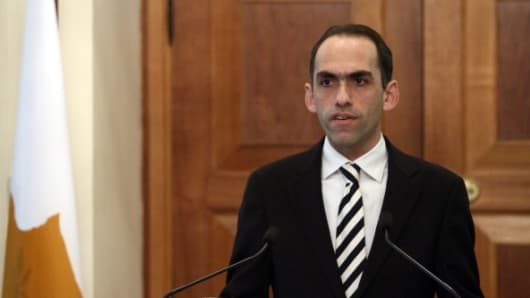 Cyprus Finance Minister Haris Georgiades